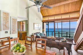 Unique Oceanfront Condo with AC- Alekona Kauai
